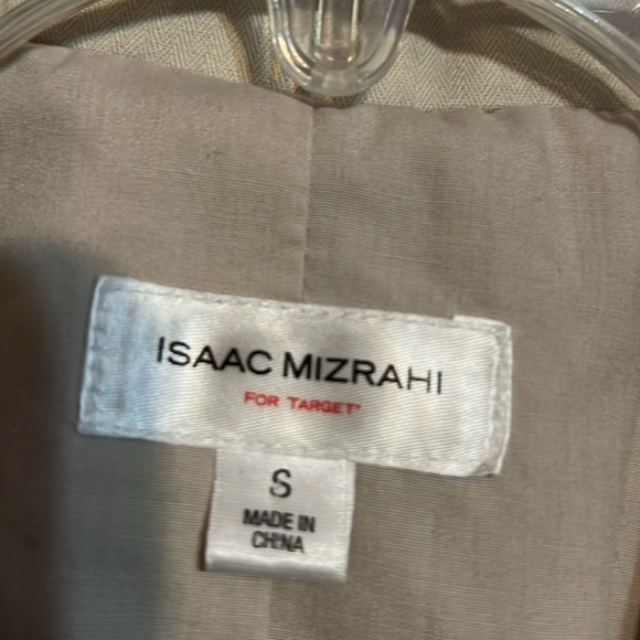 Isaac MIZRAHI Beige Blazer Size Small - Picture 5 of 6